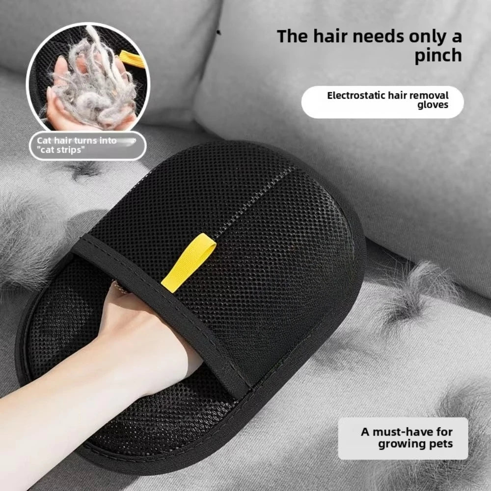 Pet Hair Remover Grooming Glove | Cat & Dog Fur Cleaner