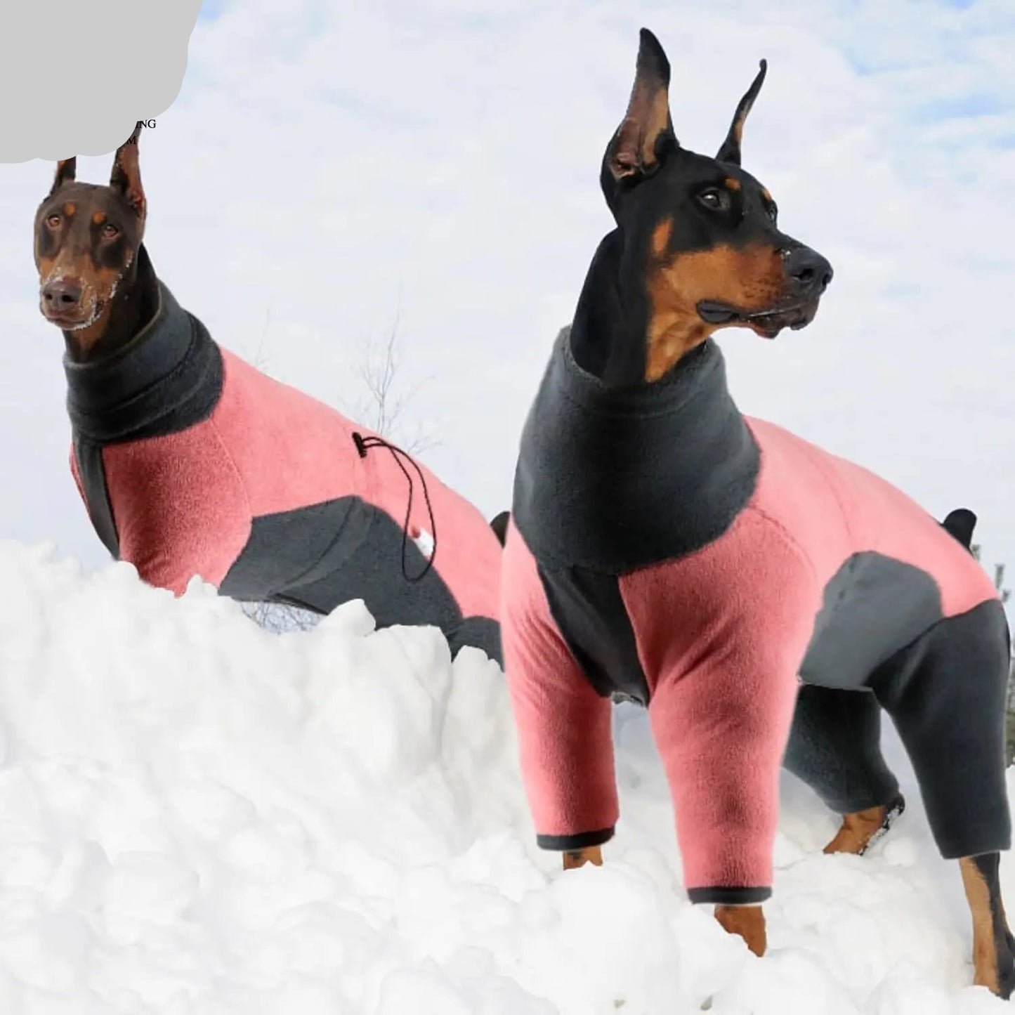 Soft Fleece Dog Winter Onesie