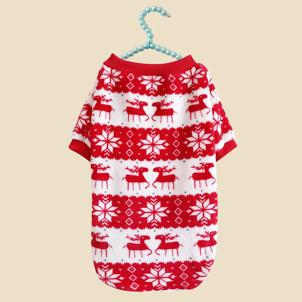 Fleece Winter Sweater for Cats & Small Dogs