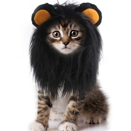 Lion Mane Headgear Costume for Dogs and Cats