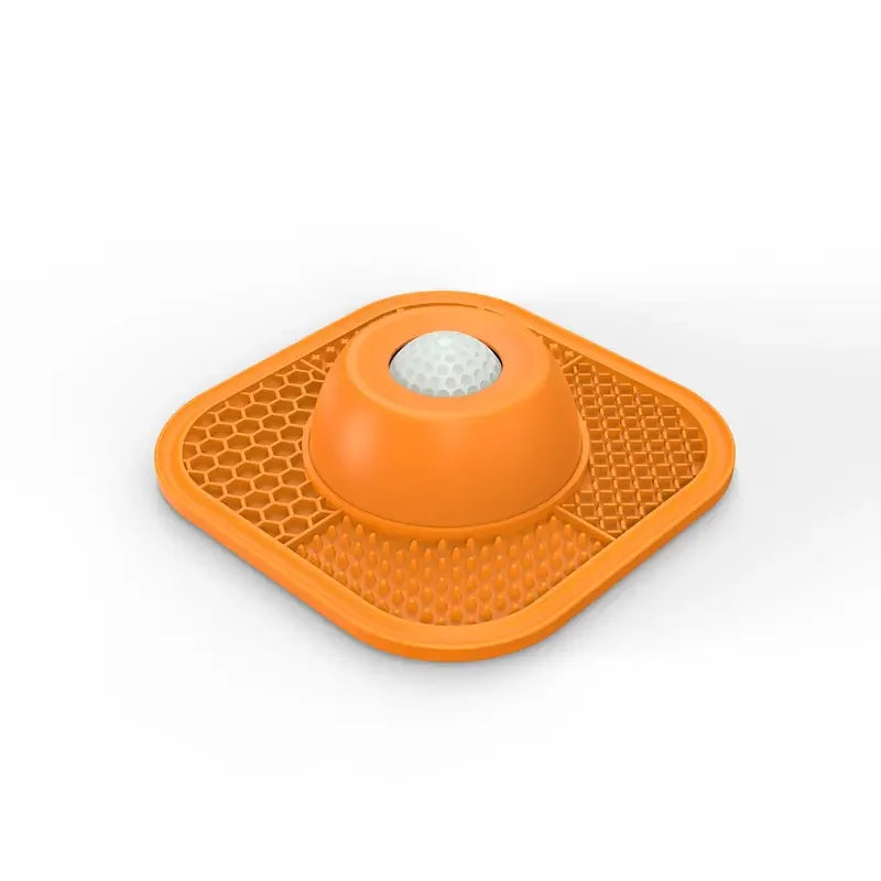 2-in-1 Silicone Slow Feeder Dog Bowl & Lick Mat — Anti-Slip, No-Spill