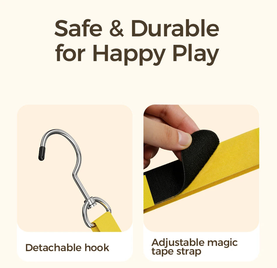 Automatic Hanging Laser & Feather Cat Toy
