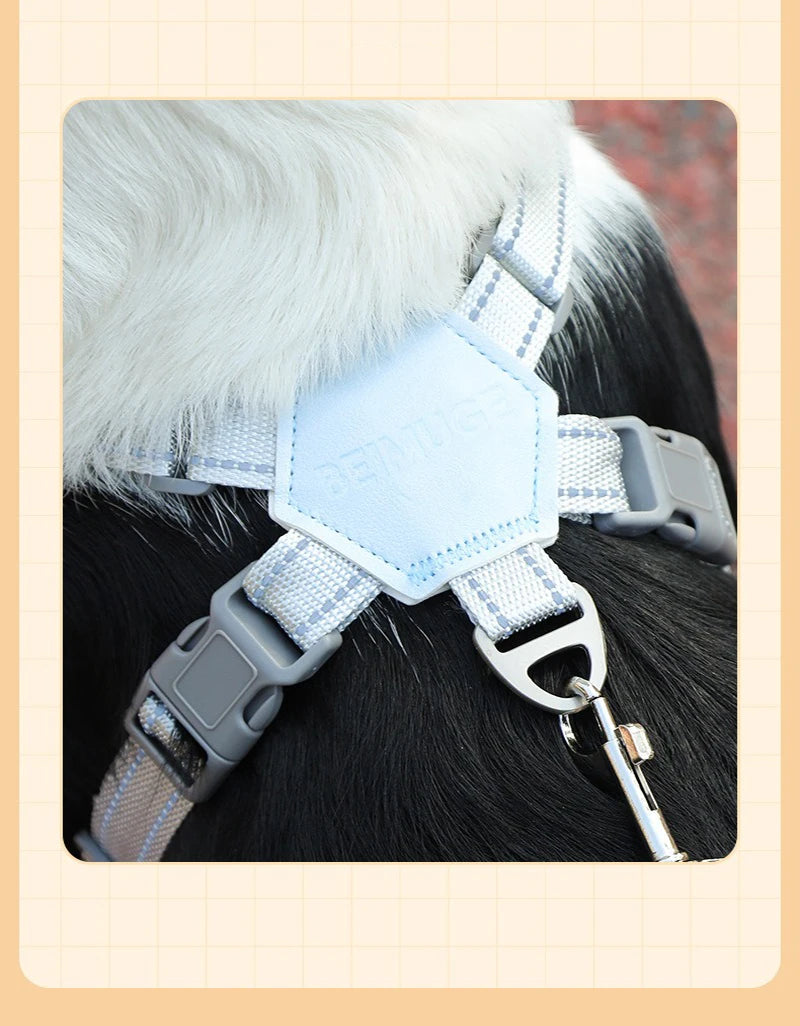 X-Shape Escape-Proof Dog Harness Vest with Leash