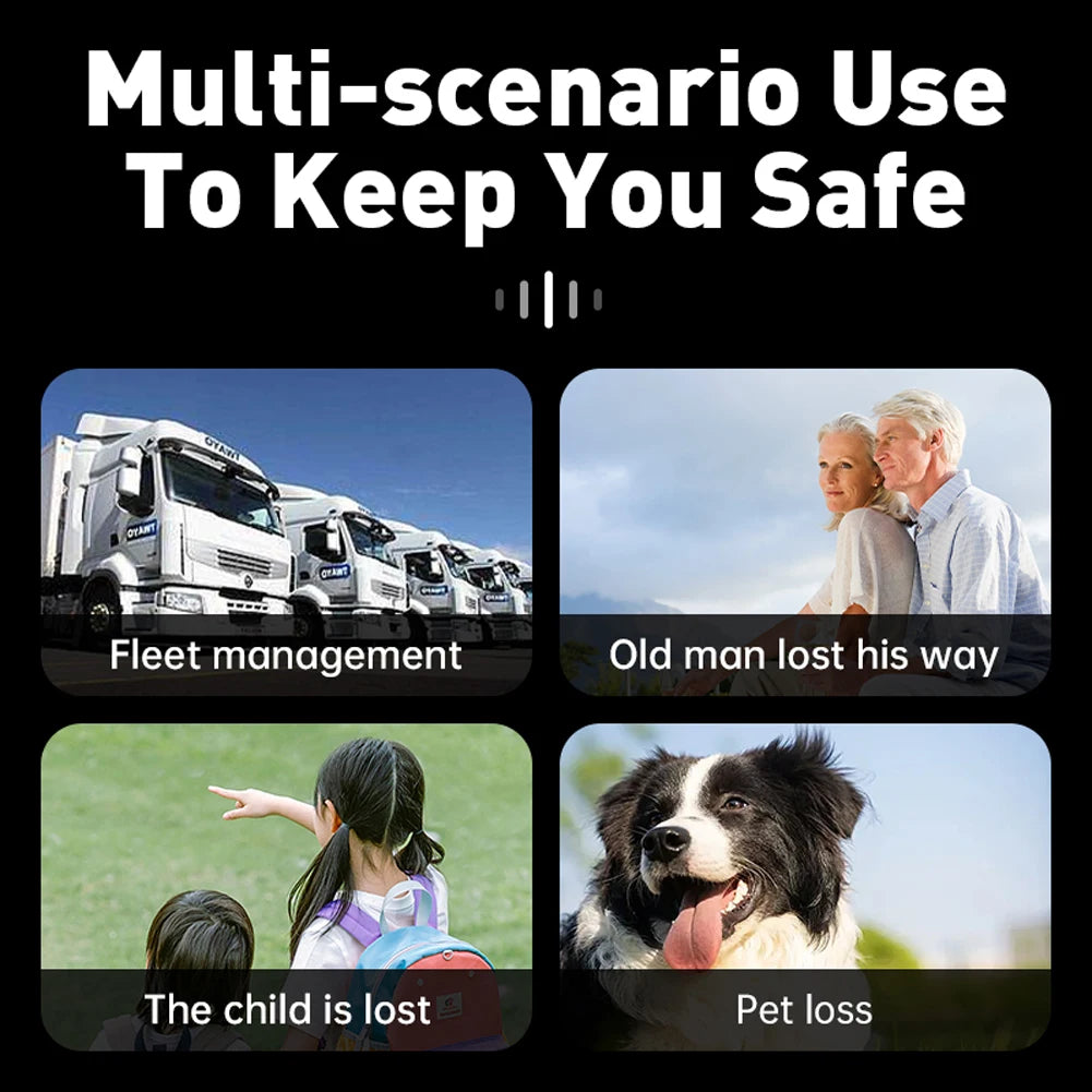Mini GPS Tracker with Magnetic Mount | Anti-Loss Locator for Pets, Kids & Valuables