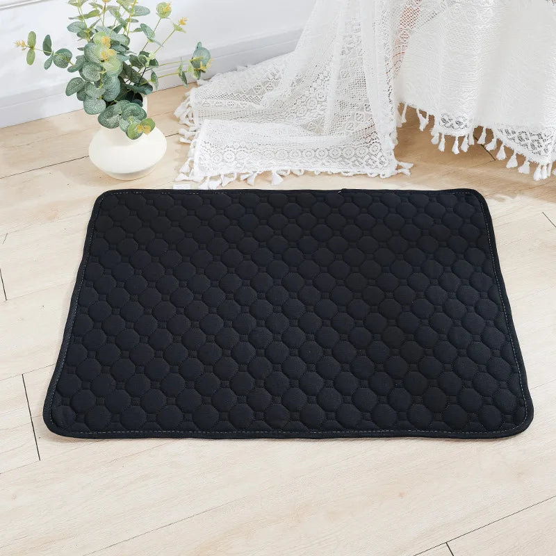 Washable Reusable Dog Pee Pad — Anti-Slip Puppy Training Mat for Home & Car