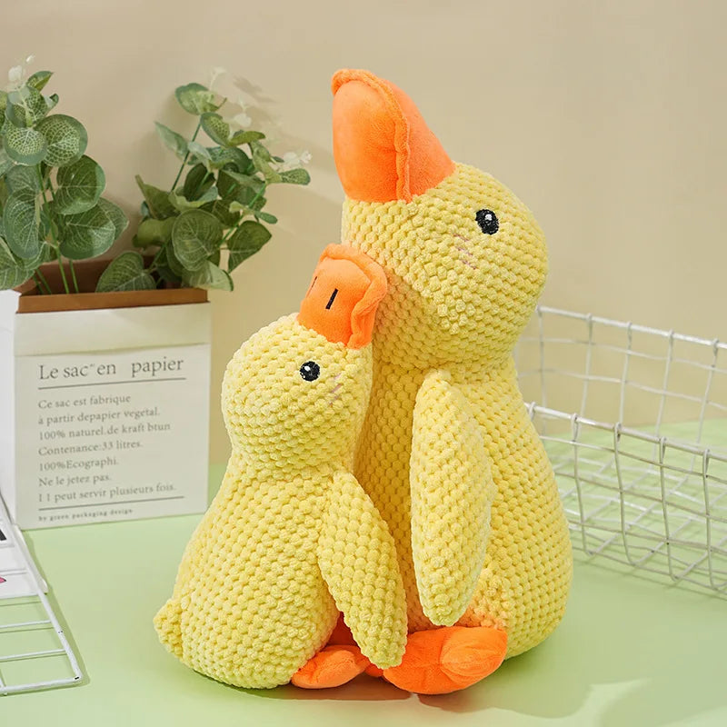 Plush Duck Dog Toy with Sound