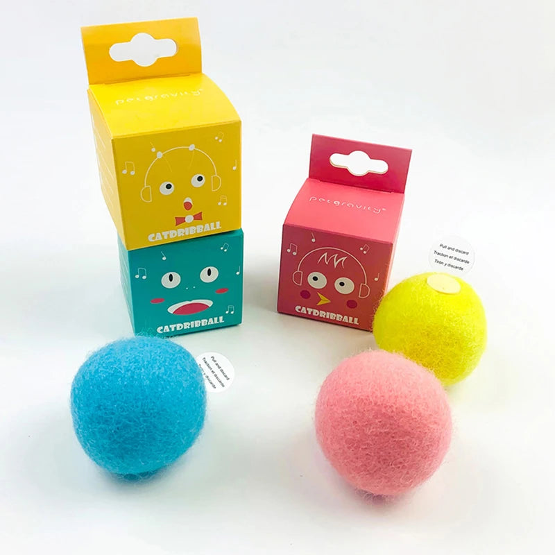 Sound Ball Cat Toy — Animal Noise Squeaky Ball for Cats & Kittens