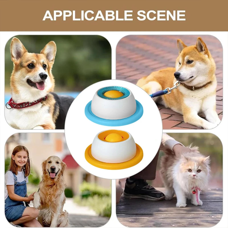 Interactive Lick Mat & Slow Feeder Bowl for Dogs & Cats — Promotes Dental Health & Calm Eating