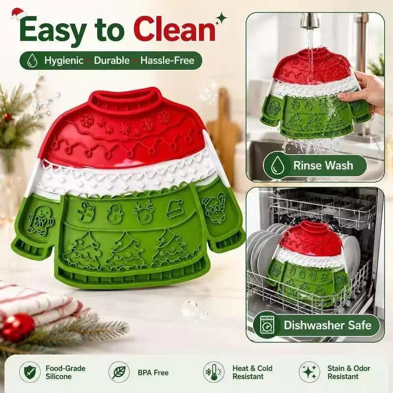 Christmas Jumper Lick Mat for Dogs & Cats