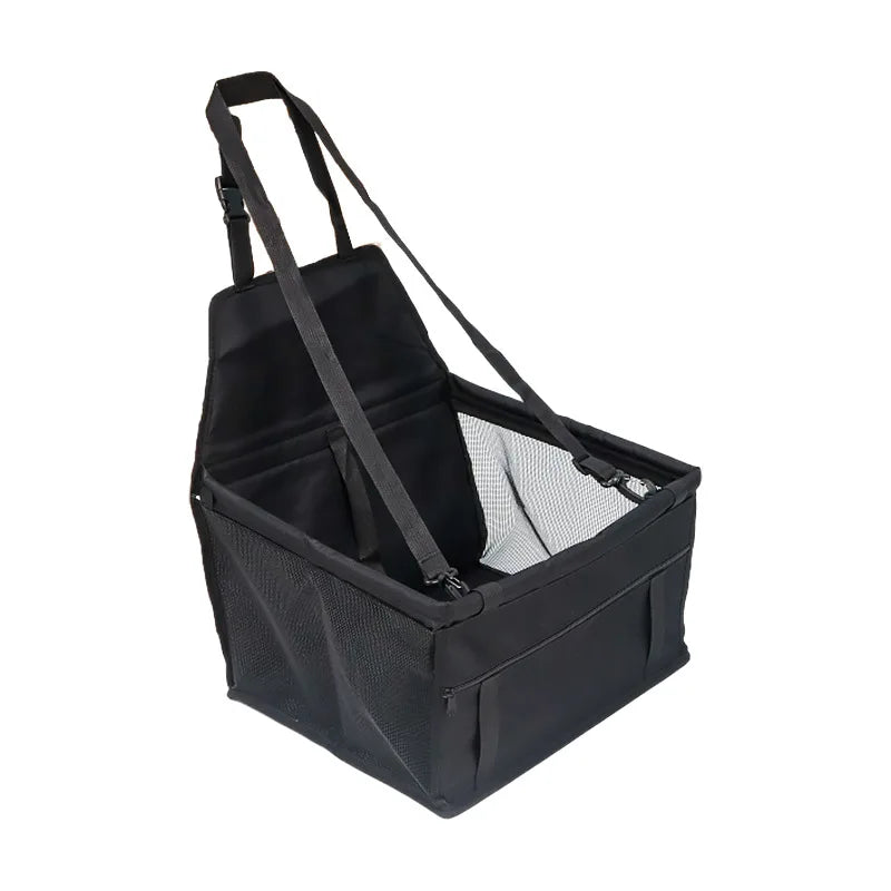 Foldable Dog Car Booster Seat with Safety Belt