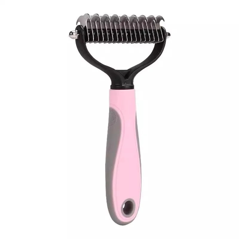 Double-Sided Pet Deshedding & Dematting Comb