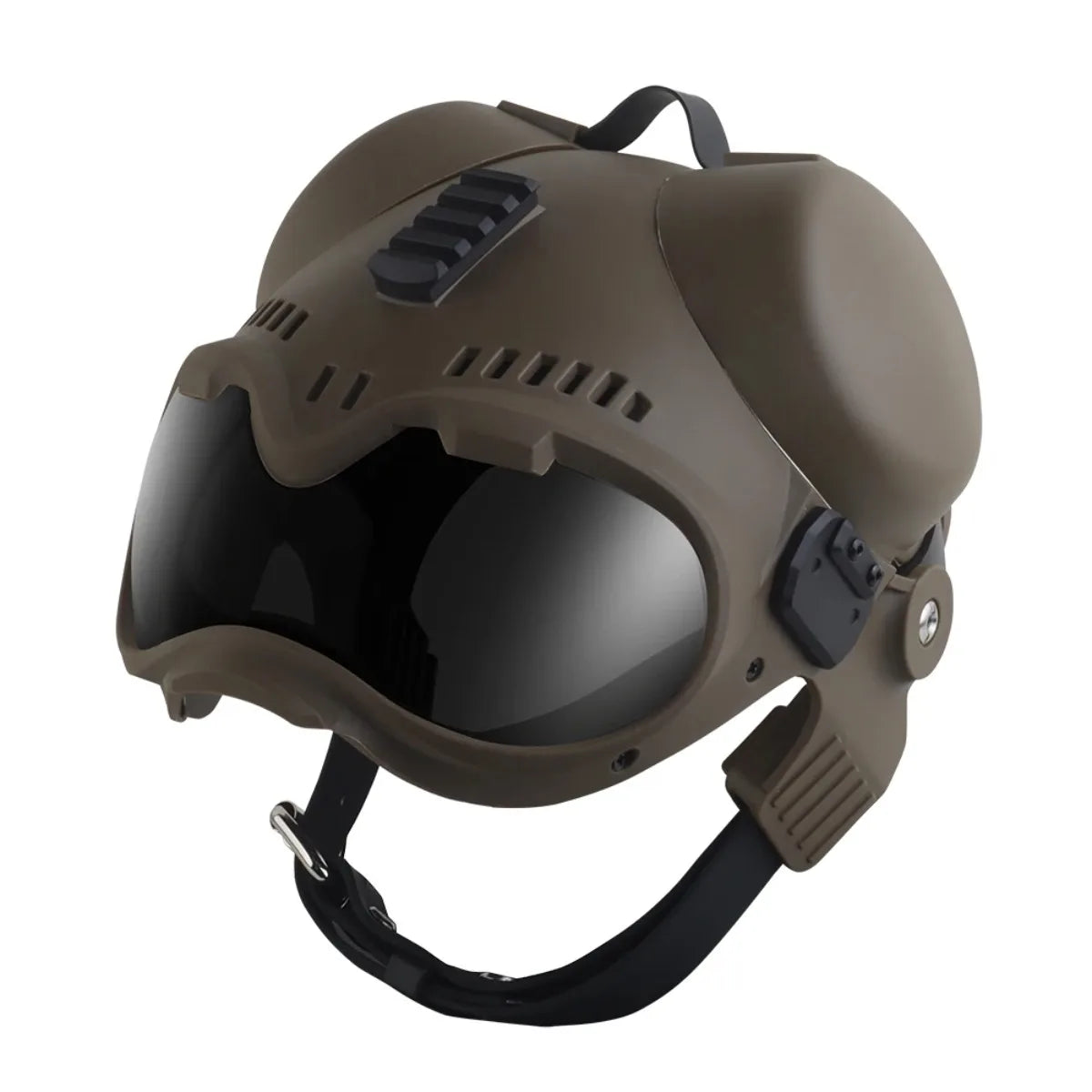K9 Tactical Dog Helmet with Dual Goggles for Medium & Large Working Dogs