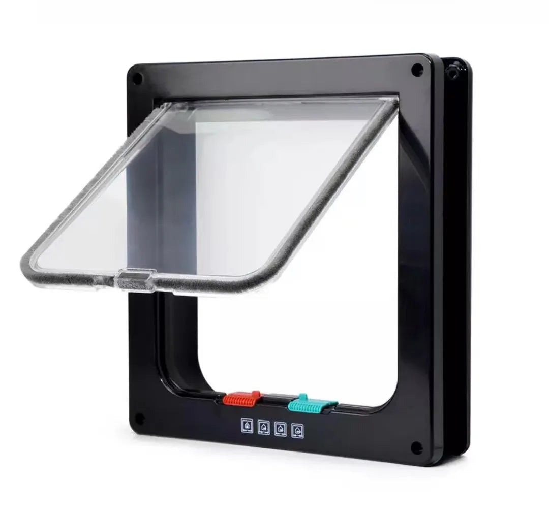 4-Way Locking Cat & Dog Flap Door