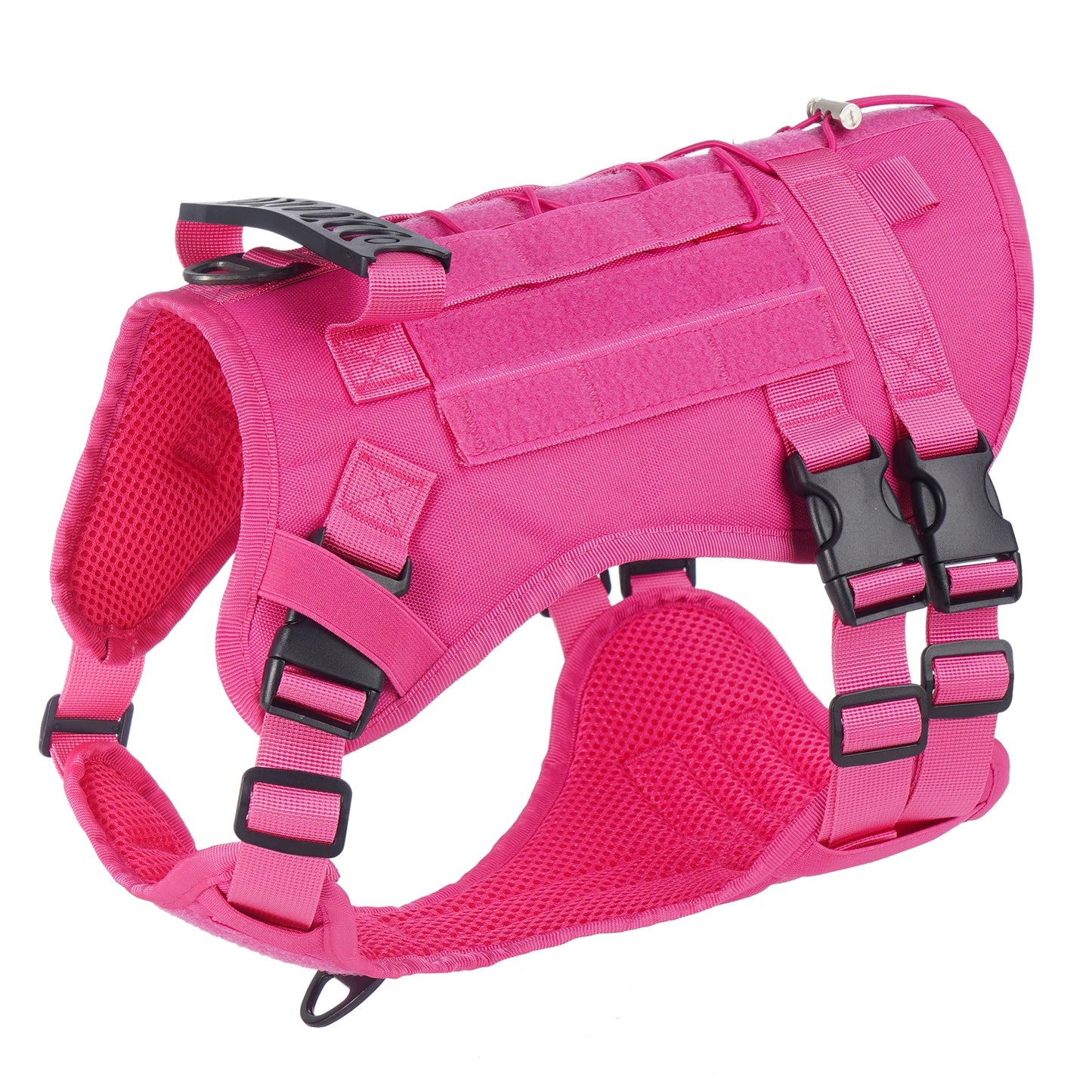 Harnais Tactique pour Chien avec Sangle de Poitrine et Boucle de Renfort