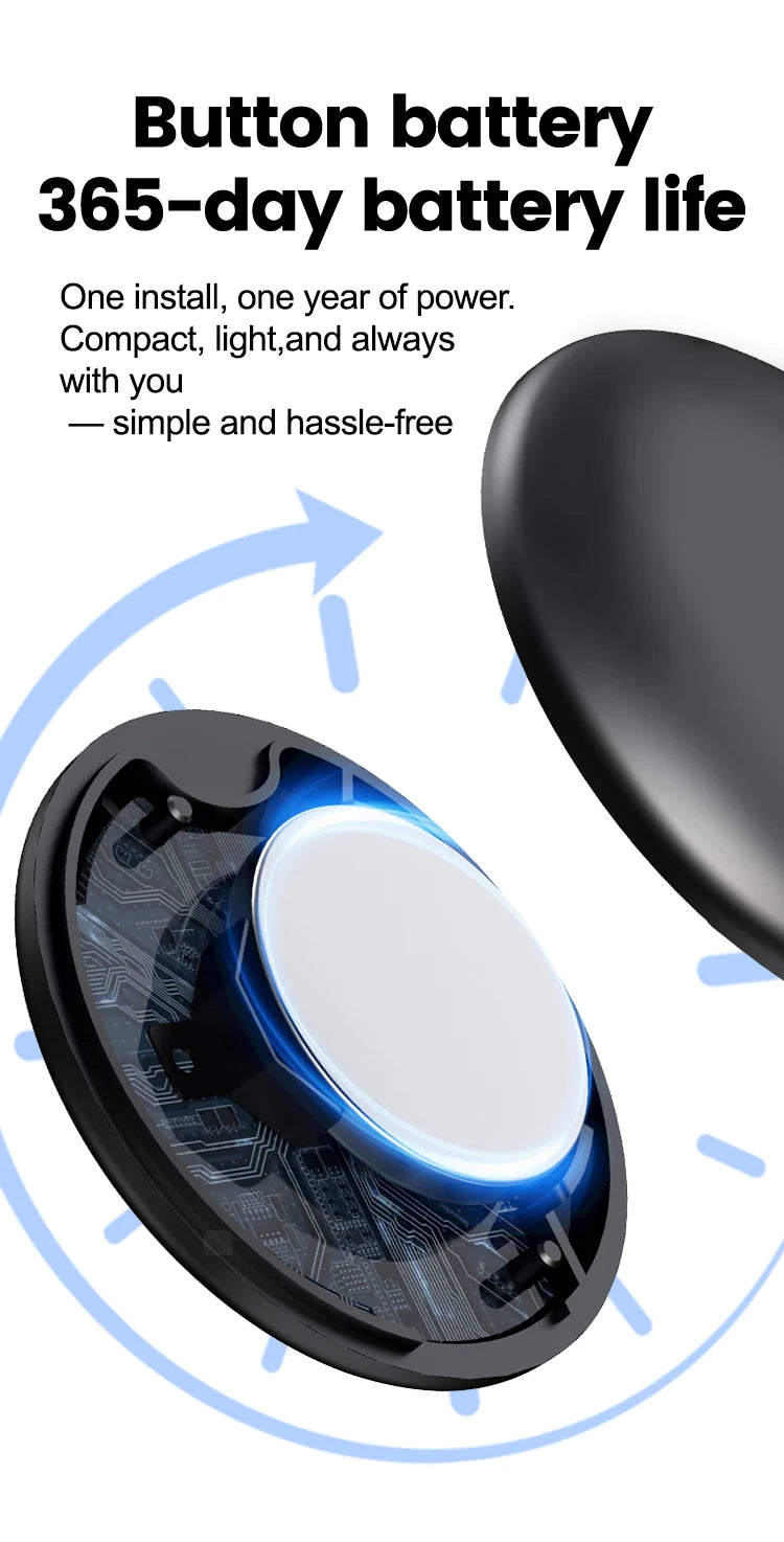 Google Find Hub Smart Location Tag for Android — Pet Collar, Keys & Bags