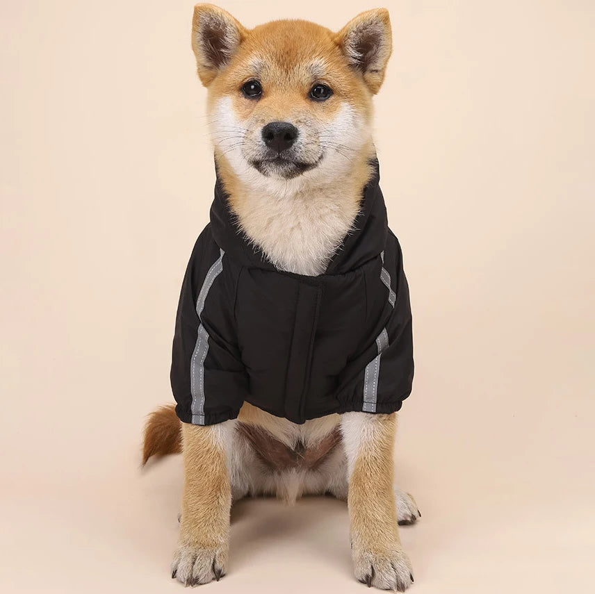Waterproof Warm Hoodie Jacket for Dogs & Cats – Autumn & Winter