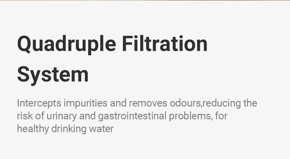 Stainless Steel Smart Pet Water Fountain with 4000mAh Battery & Sensor