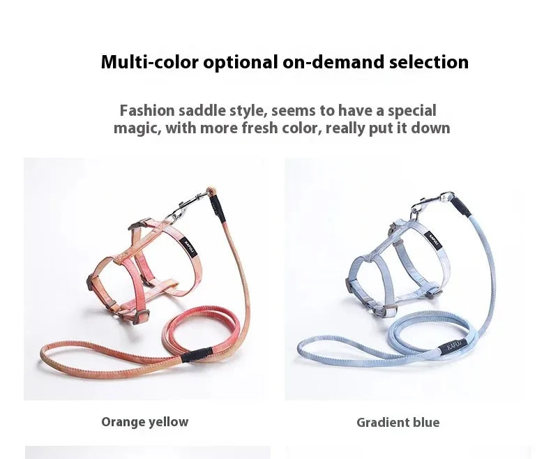 Cat Harness, Collar & Leash Set for Kittens