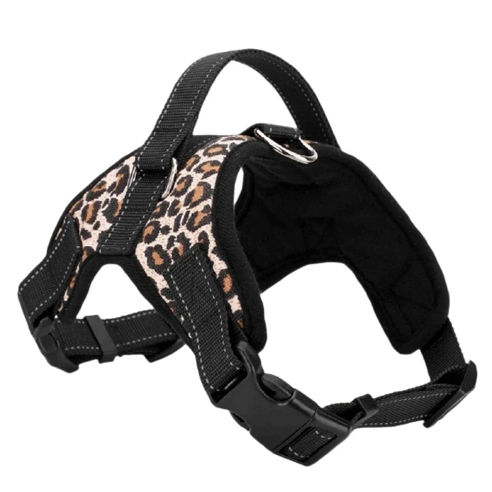 Padded Reflective Dog Harness Vest – Nylon, S to XL