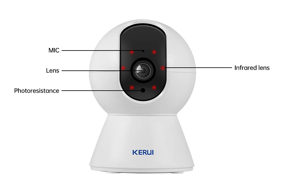 AI Auto-Tracking Pet Camera with 355° Pan-Tilt & Night Vision — 5MP or 8MP