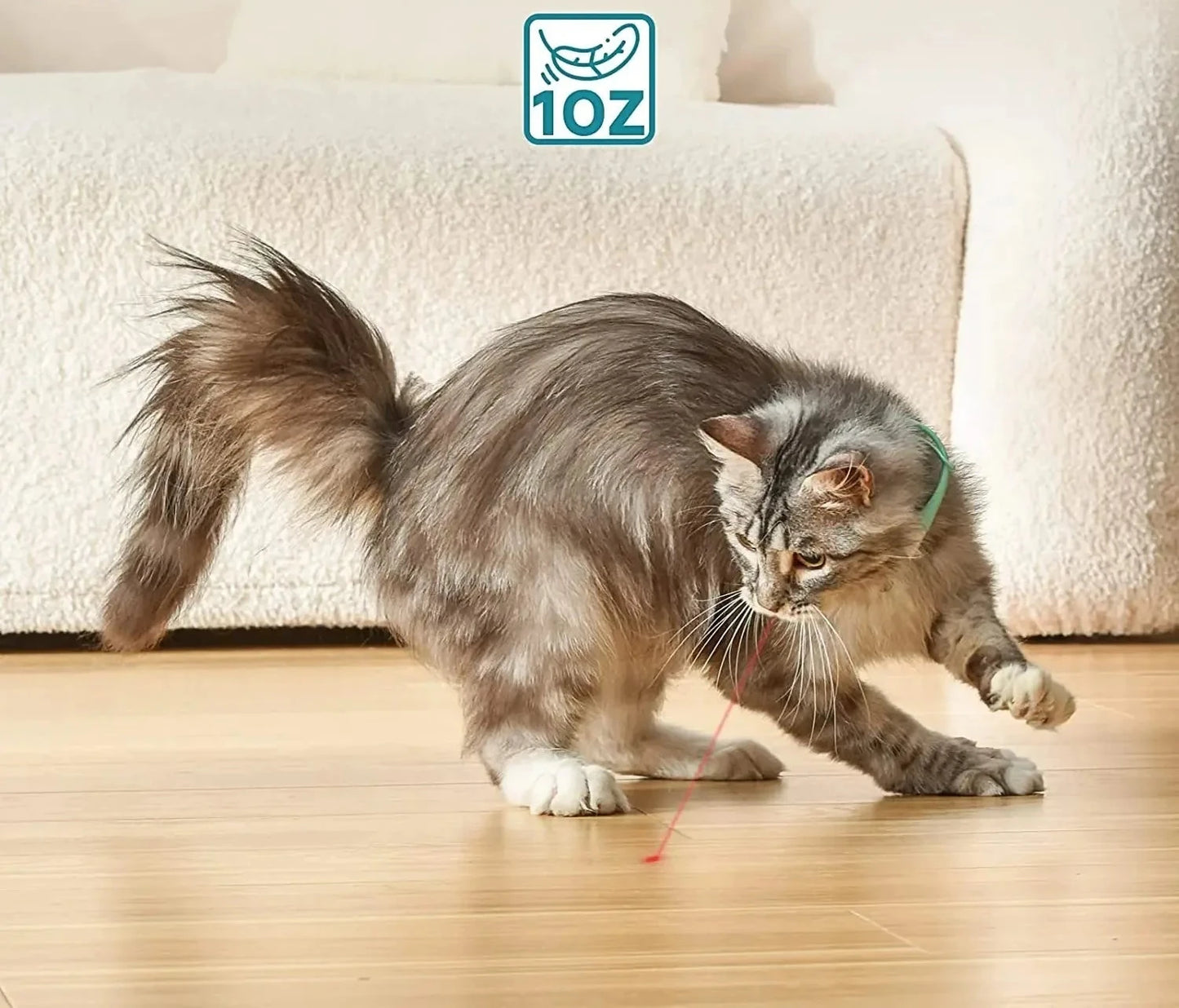 Smart Cat Laser Collar - Interactive Rechargeable Exercise Toy