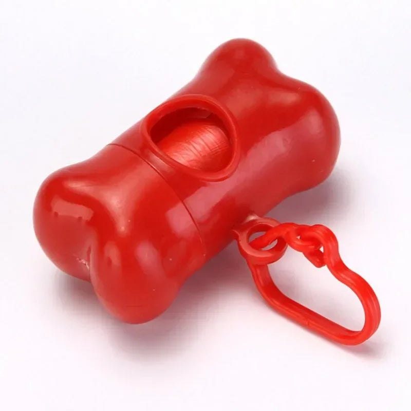Bone-Shaped Poop Bag Dispenser with Bags