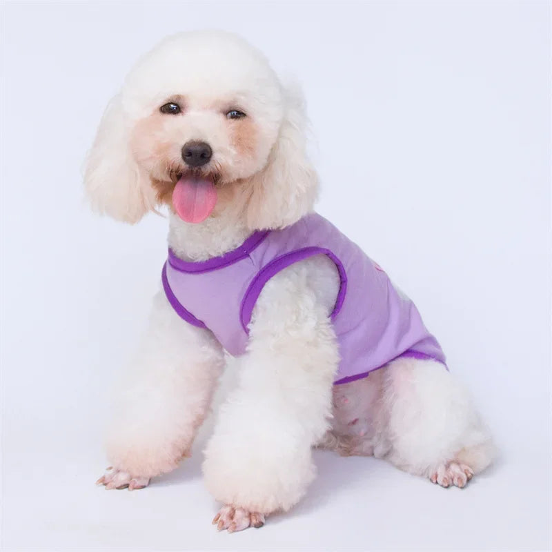Printed Sleeveless Vest for Cats & Small Dogs