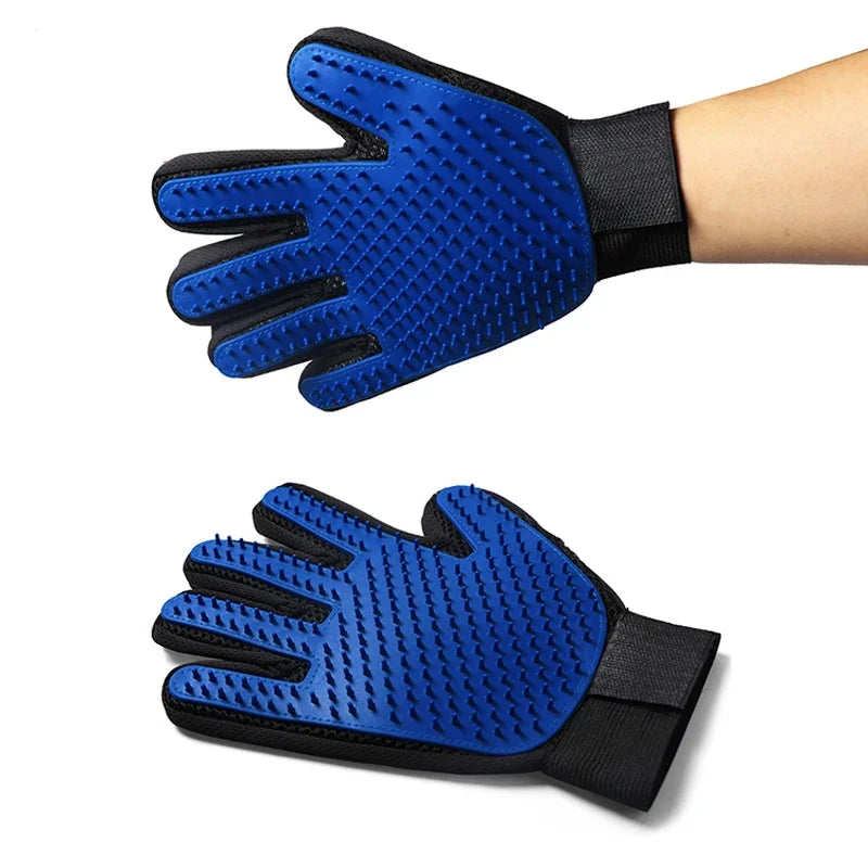 Silicone Pet Grooming Glove for Cats & Dogs