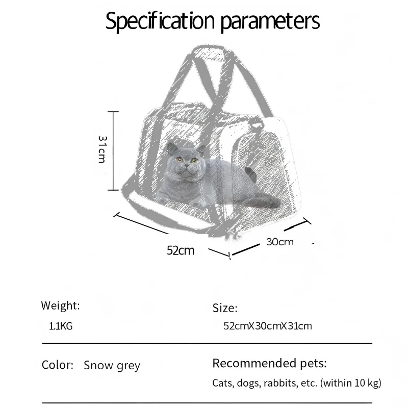 Foldable Pet Travel Carrier