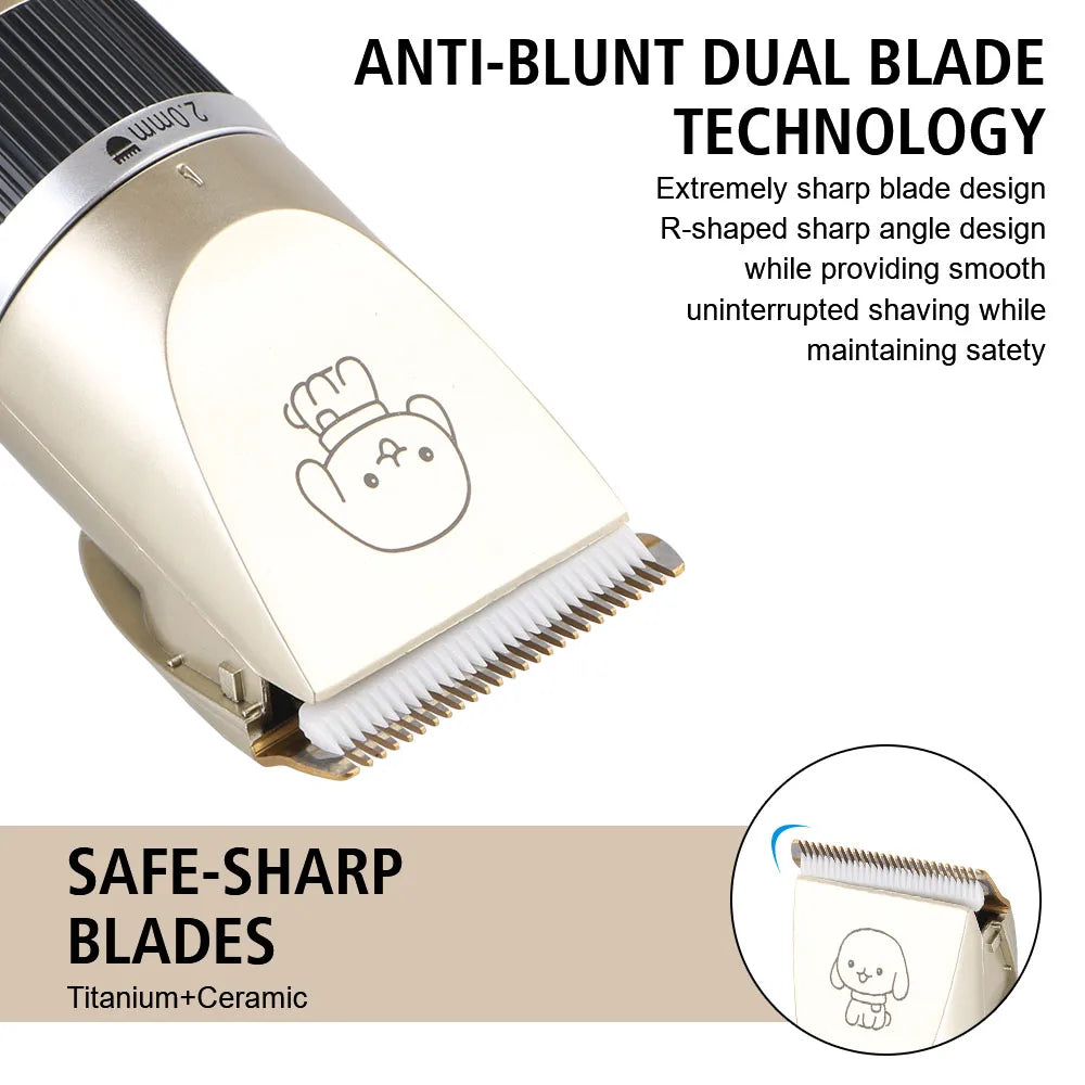 Electric Pet Hair Clipper & Grooming Set