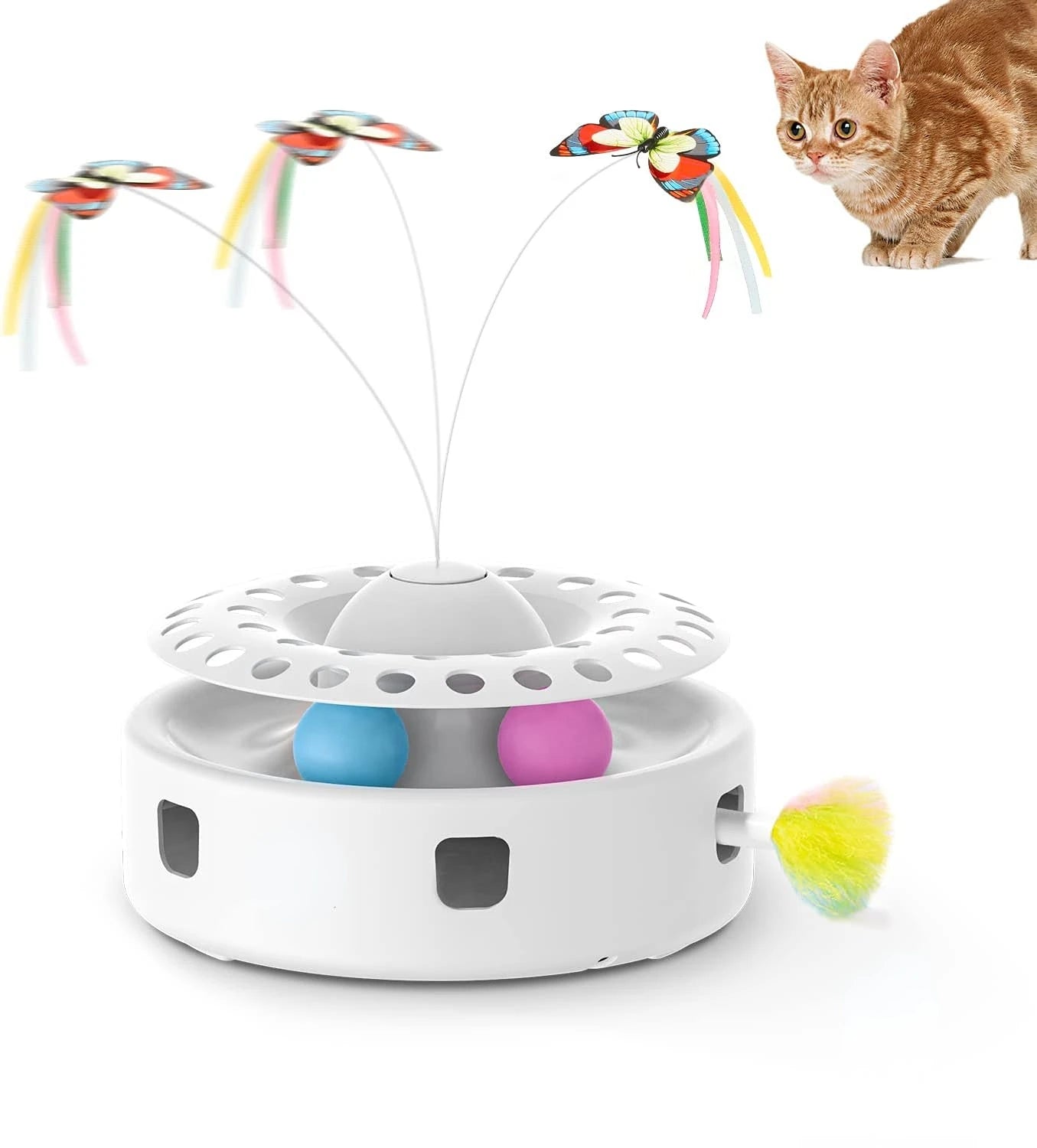 3-in-1 Smart Interactive Cat Toy