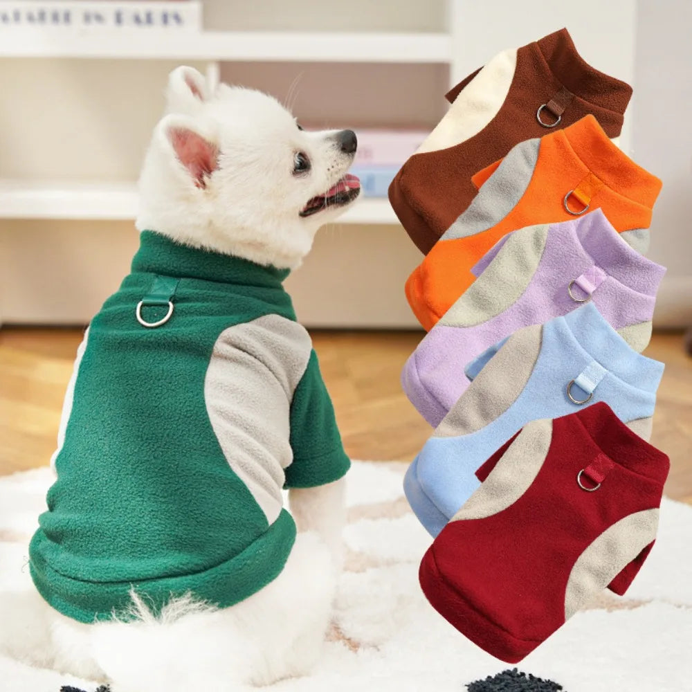 Soft Fleece Dog Hoodie & Warm Winter Coat