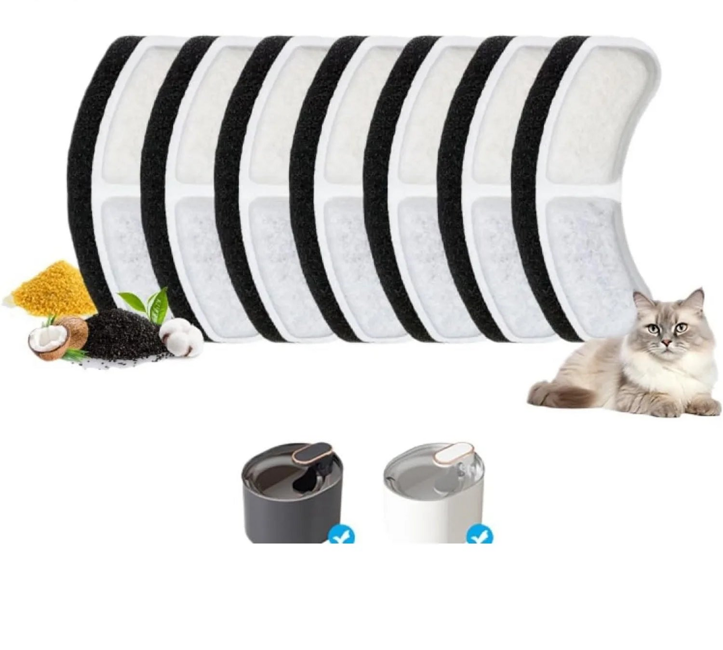 Pet Water Fountain Replacement Filters