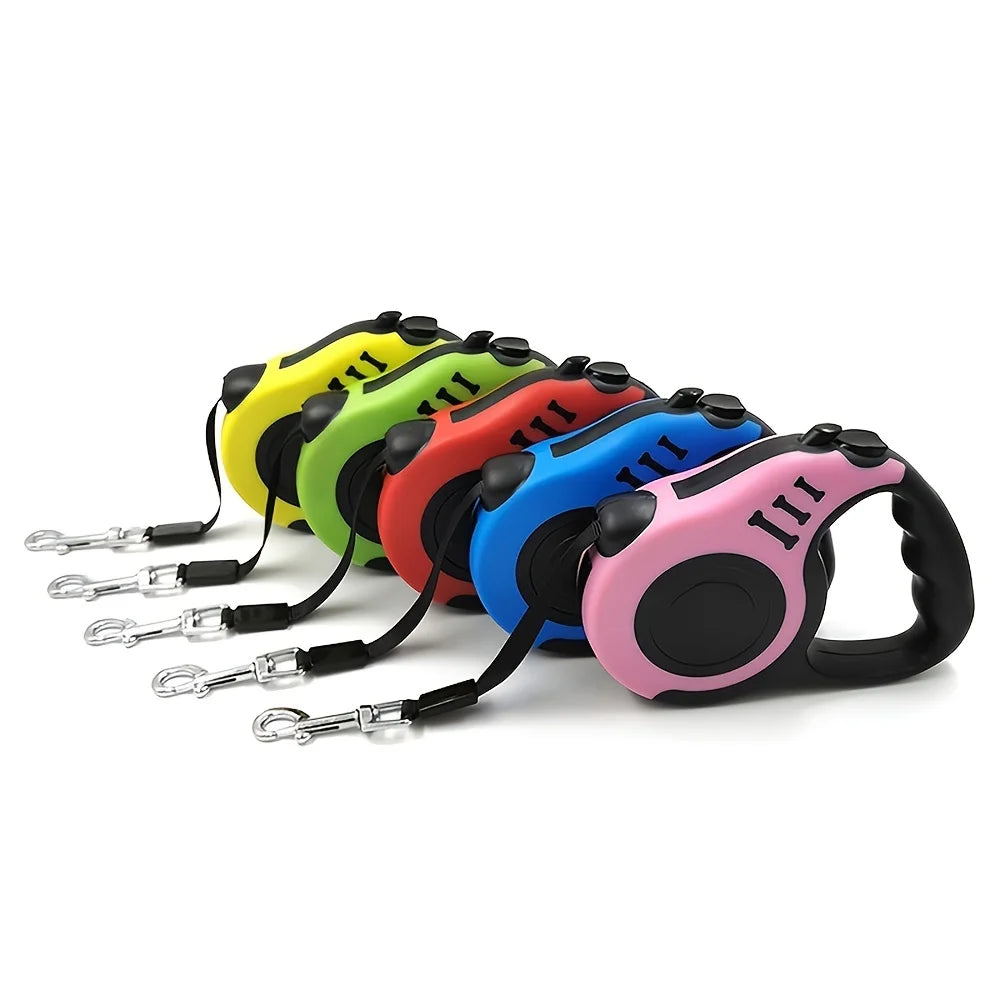 Laisse Rétractable pour Chien - Laisse Automatique en Nylon pour Chiens de Petite et Moyenne Taille