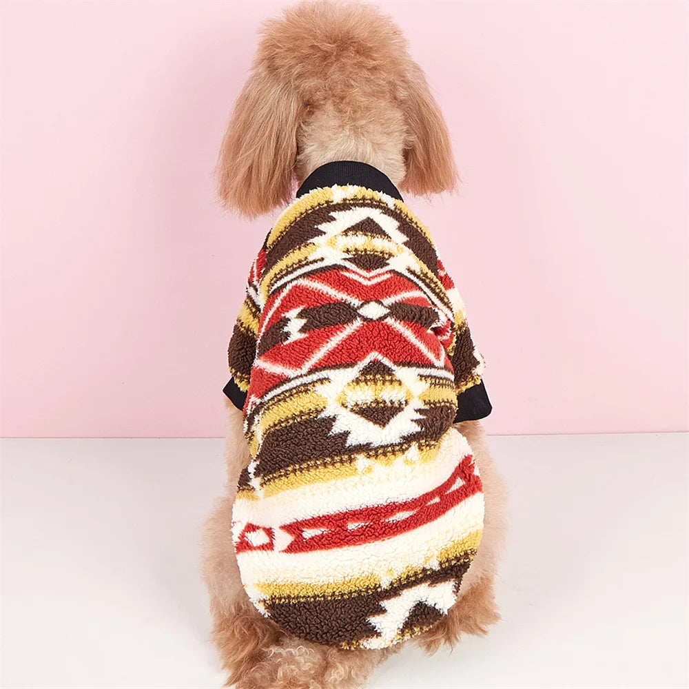 Fleece Winter Sweater for Cats & Small Dogs