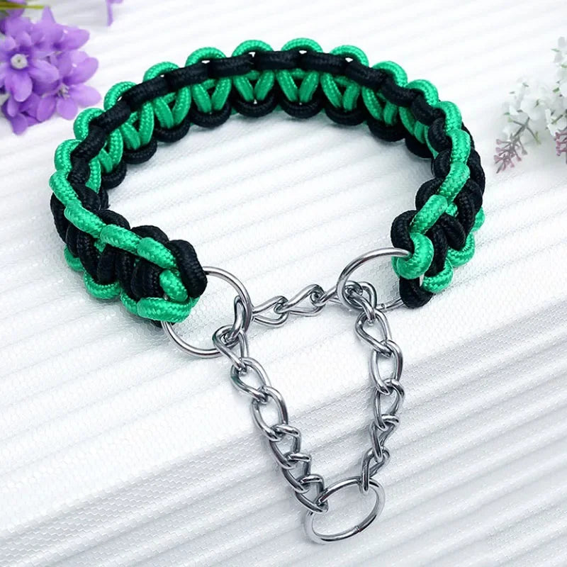 Durable Nylon Dog Collar for Medium to Large Dogs