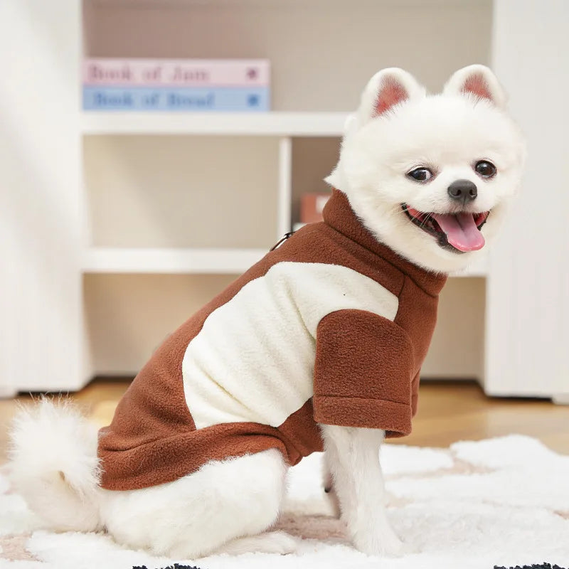 Soft Fleece Dog Hoodie & Warm Winter Coat