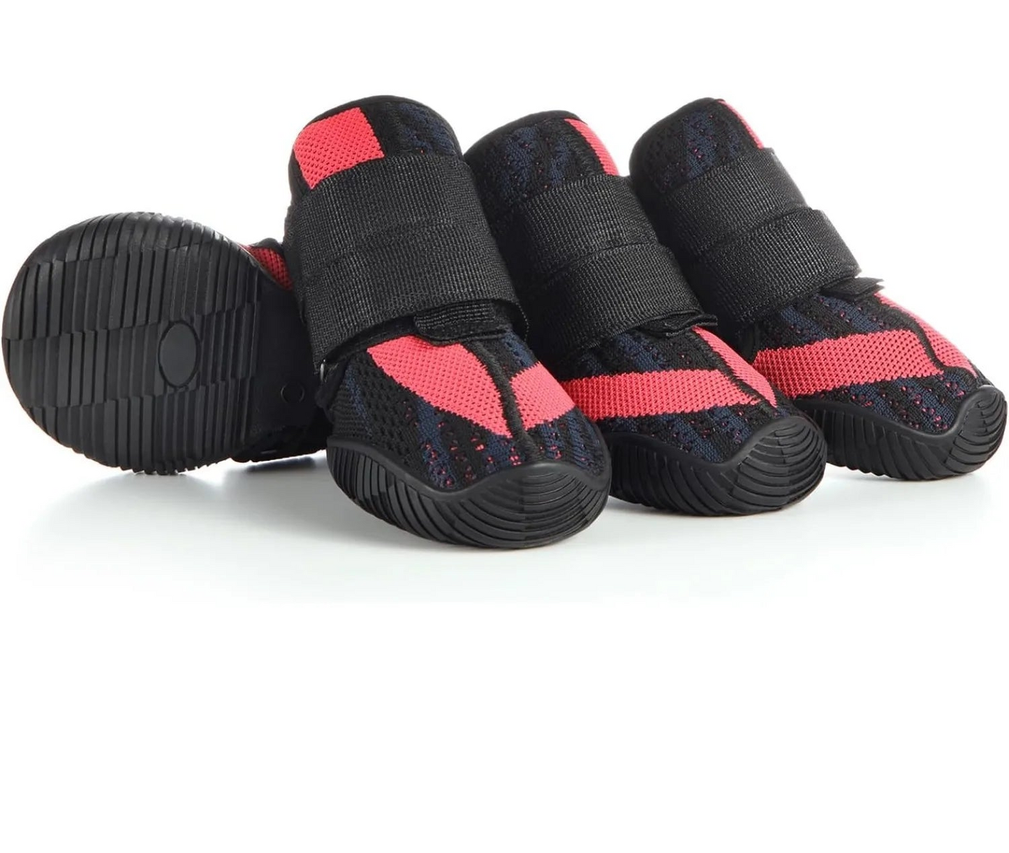 Bottes pour chien en maille respirante avec sangles réglables