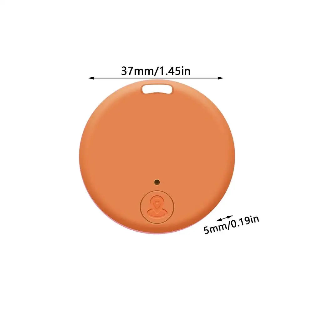 Round Bluetooth Anti-Lost Tracker Tag for Pets, Keys & Bags