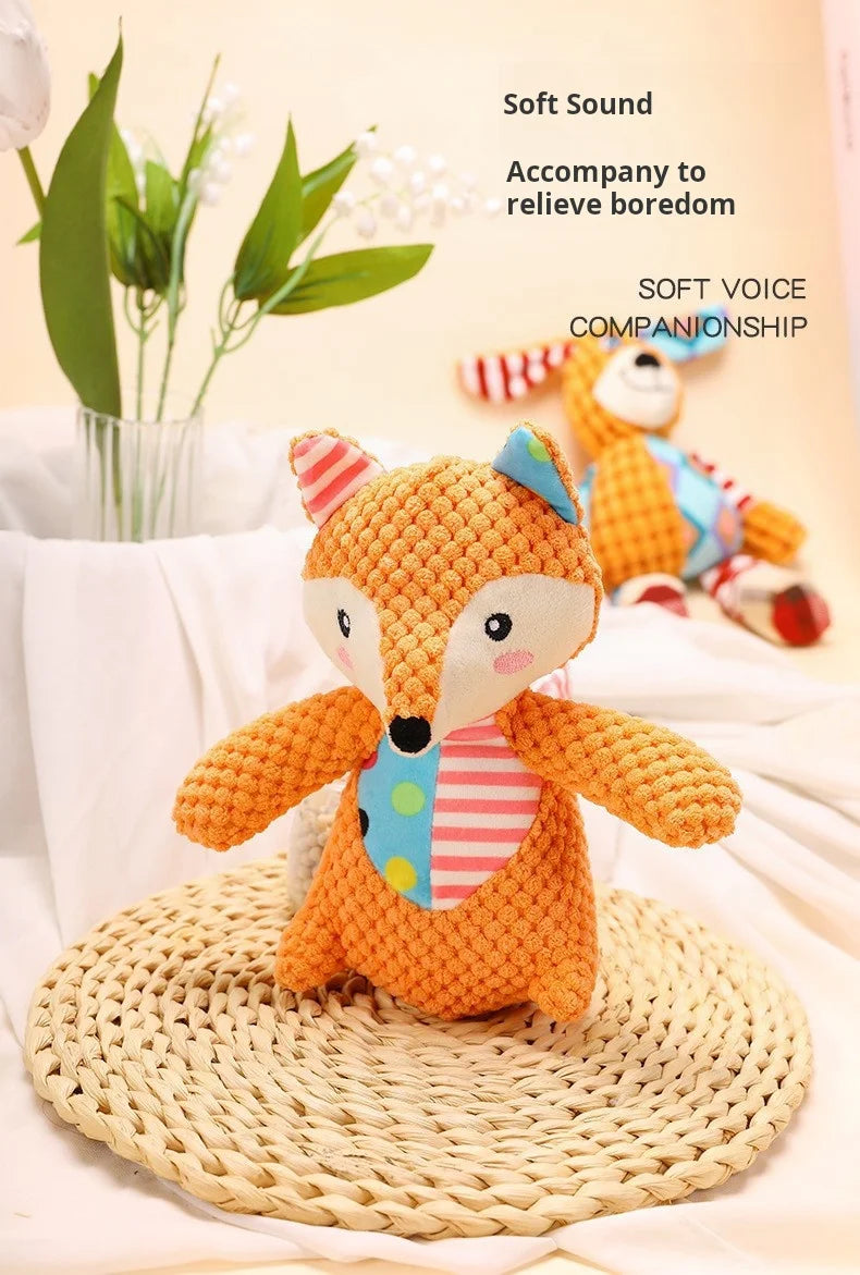 Jouets de dentition en peluche pour animaux - Jouets à mâcher couineurs et résistants aux morsures pour chiens et chats