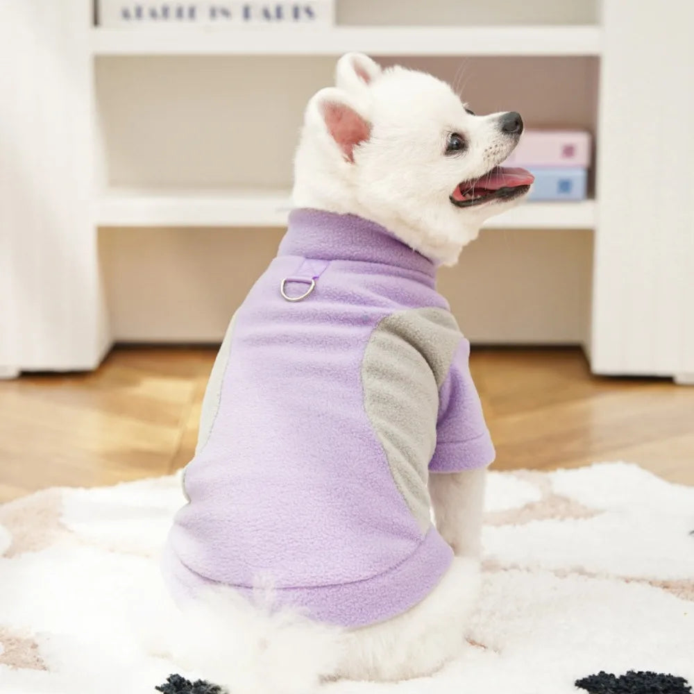 Soft Fleece Dog Hoodie & Warm Winter Coat