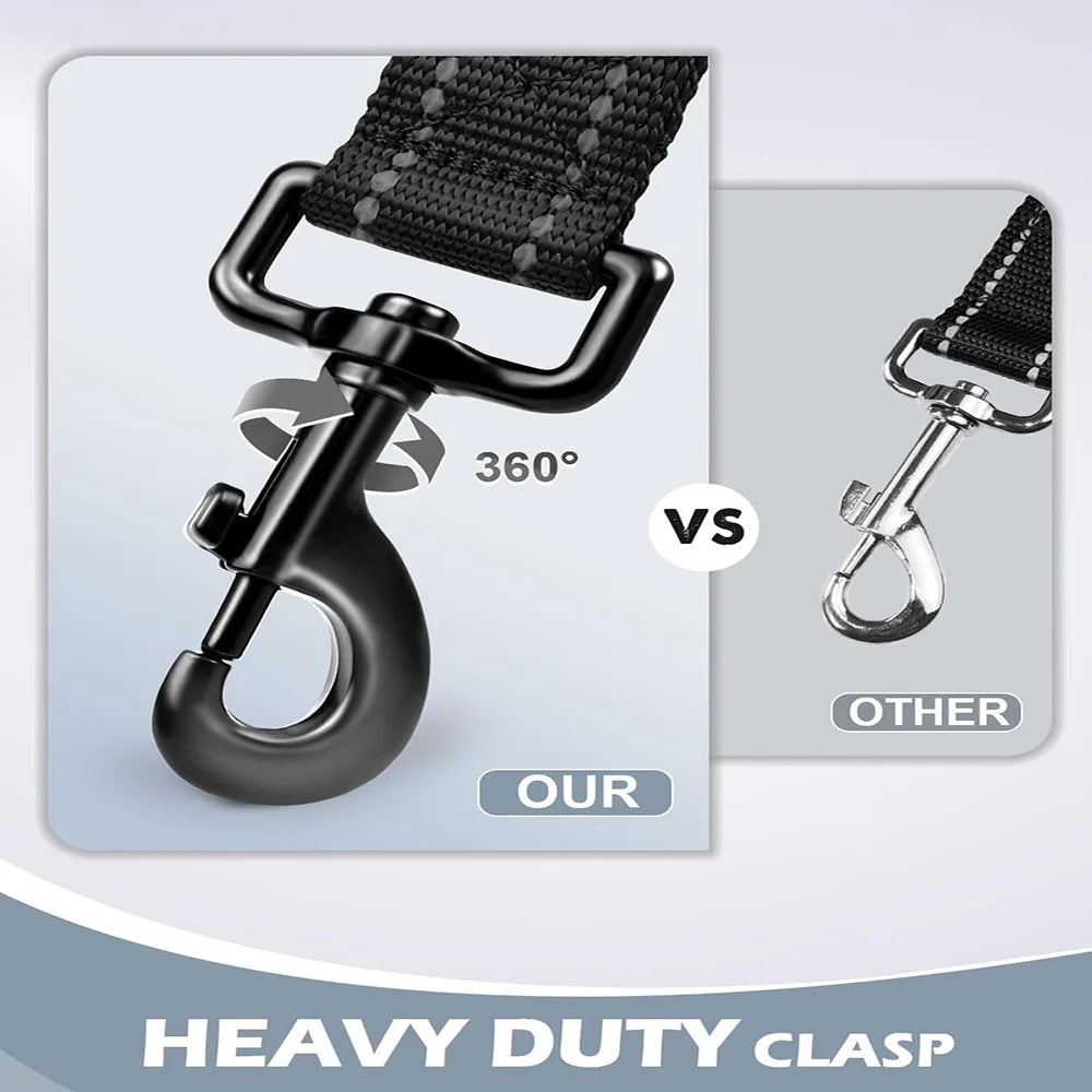 Short Dog Leash 30cm - Heavy Duty Bite Resistant Walking Lead