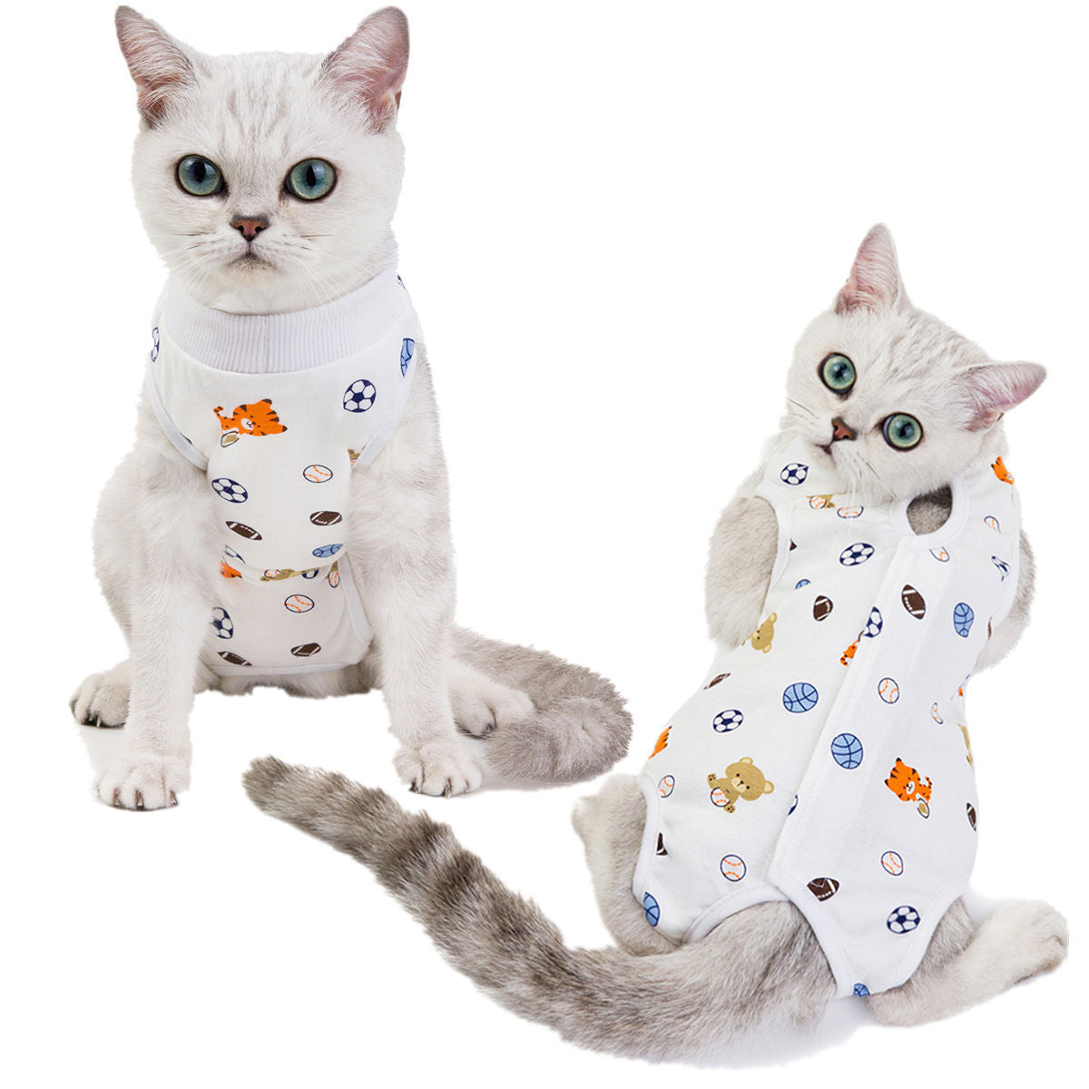 Combinaison de récupération post-opératoire pour chats et petits chiens