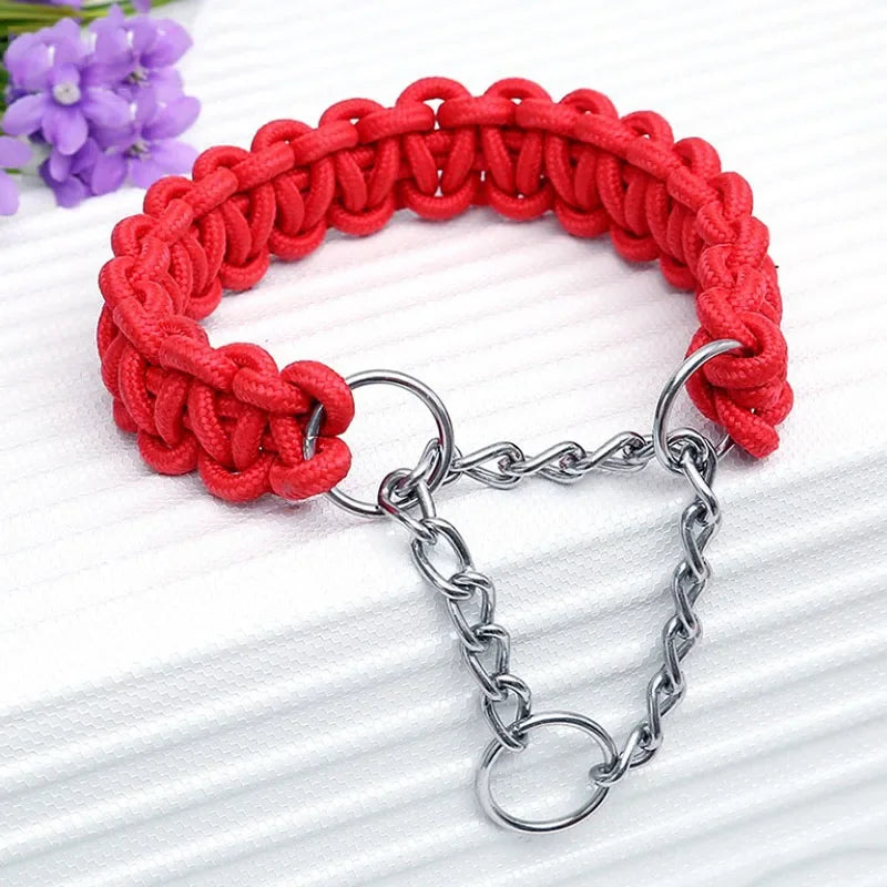 Durable Nylon Dog Collar for Medium to Large Dogs