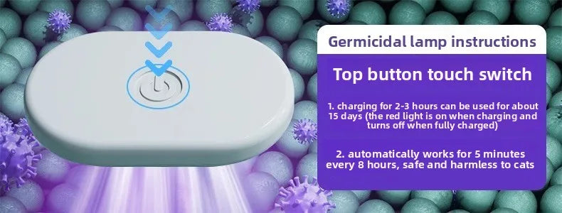 Smart App-Controlled Self-Cleaning Cat Litter Box XXL with UV Sterilisation & Odour Control