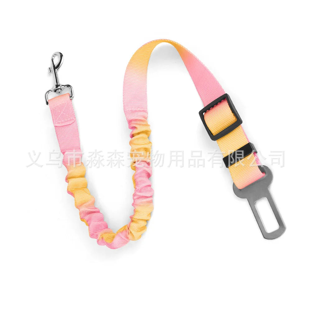 Harnais de ceinture de sécurité réglable pour chien