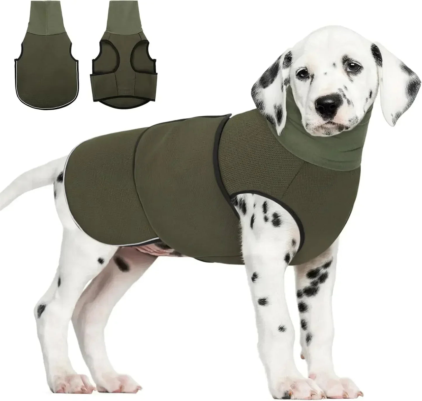Gilet anti-anxiété pour chien avec capuche