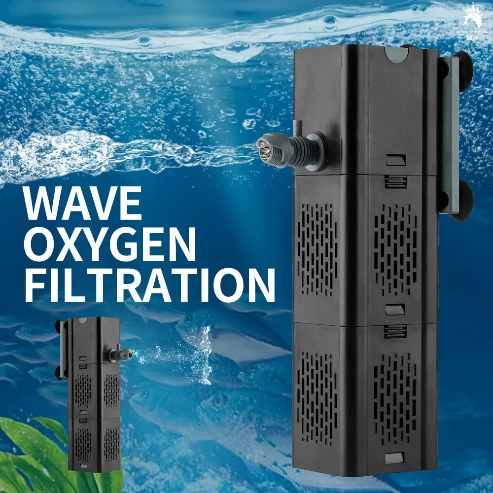 Internal Aquarium Filter with Spray Bar Outlet
