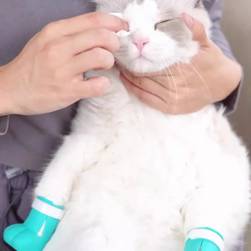 Anti-Slip Pet Paw Protectors - 4 Pack