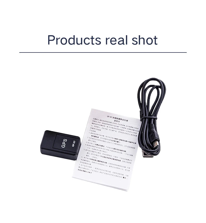 GF07 Magnetic Mini GPS Tracker for Vehicles, Pets & Personal Use